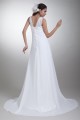 A-Line V-Neck Chiffon Satin Sleeveless Wedding Dresses Maternity Wedding Dresses 2031098 A-Line V-Neck Chiffon Satin Sleeveless Wedding Dresses Maternity Wedding Dresses 2031098