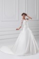 A-Line V-Neck Half Elbow Sleeve Lace Taffeta Embellished Wedding Dresses 2031100 A-Line V-Neck Half Elbow Sleeve Lace Taffeta Embellished Wedding Dresses 2031100