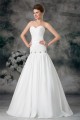 Amazing A-Line Sleeveless Satin Sweetheart Beaded Wedding Dresses 2031101 Amazing A-Line Sleeveless Satin Sweetheart Beaded Wedding Dresses 2031101