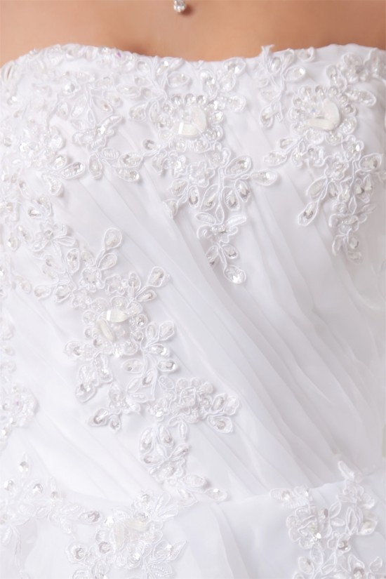 Amazing A-Line Strapless Sleeveless Satin Organza Wedding Dresses 2031102 Amazing A-Line Strapless Sleeveless Satin Organza Wedding Dresses 2031102
