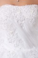 Amazing A-Line Strapless Sleeveless Satin Organza Wedding Dresses 2031102 Amazing A-Line Strapless Sleeveless Satin Organza Wedding Dresses 2031102