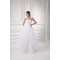 Amazing A-Line Strapless Sleeveless Satin Organza Wedding Dresses 2031102