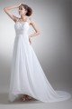 Amazing A-Line Straps Chiffon Elastic Woven Satin Wedding Dresses 2031103 Amazing A-Line Straps Chiffon Elastic Woven Satin Wedding Dresses 2031103
