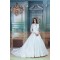 Amazing Ball Gown Long Sleeve Satin Lace V-Neck Wedding Dresses 2031105