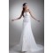 Amazing Chiffon Satin Sleeveless Sweetheart A-Line Wedding Dresses 2031107