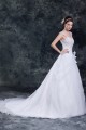 Amazing Satin Organza A-Line Straps Embellished Wedding Dresses 2031110 Amazing Satin Organza A-Line Straps Embellished Wedding Dresses 2031110