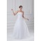 Amazing Sleeveless A-Line Strapless Satin Organza Wedding Dresses 2031111