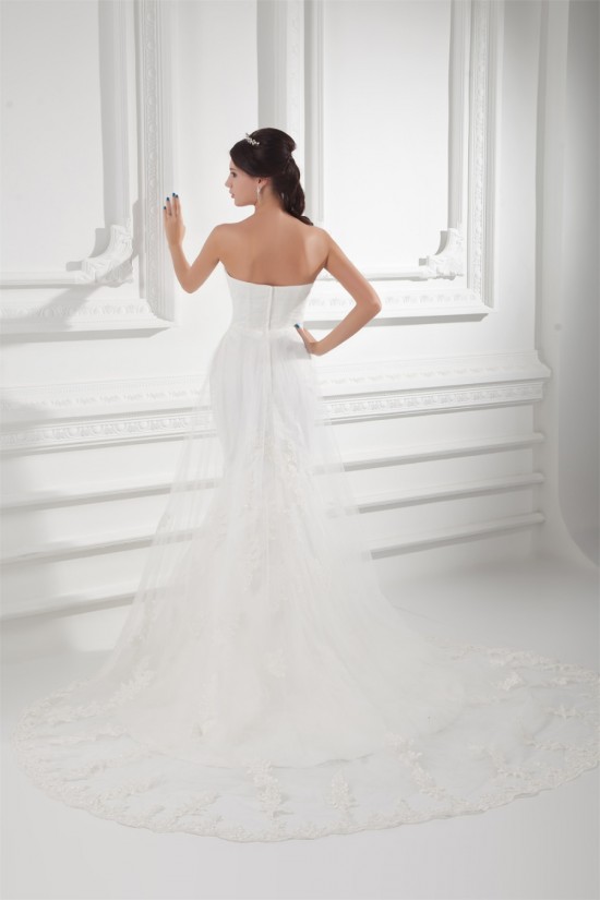 Amazing Sleeveless Satin Fine Netting Trumpet/Mermaid Sweetheart Wedding Dresses 2031115 Amazing Sleeveless Satin Fine Netting Trumpet/Mermaid Sweetheart Wedding Dresses 2031115