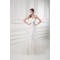 Amazing Sleeveless Satin Fine Netting Trumpet/Mermaid Sweetheart Wedding Dresses 2031115