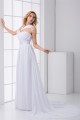 Asymmetrical Sleeveless Chiffon Satin A-Line New Arrival Wedding Dresses 2031120 Asymmetrical Sleeveless Chiffon Satin A-Line New Arrival Wedding Dresses 2031120