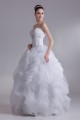 Ball Gown Sleeveless Satin Organza Sweetheart Beaded Wedding Dresses 2031124 Ball Gown Sleeveless Satin Organza Sweetheart Beaded Wedding Dresses 2031124