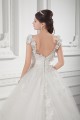 Ball Gown V-Neck Satin Fine Netting Embellished Wedding Dresses 2031127 Ball Gown V-Neck Satin Fine Netting Embellished Wedding Dresses 2031127
