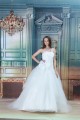 Beautiful Ball Gown Soft Sweetheart Satin Fine Netting Wedding Dresses 2031129