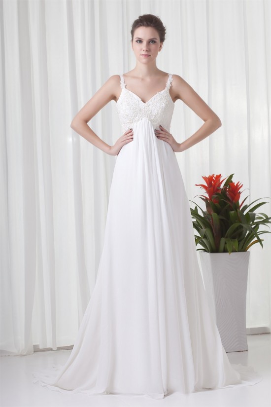 Beautiful Chiffon Lace Sleeveless A-Line Wedding Dresses Maternity Wedding Dresses 2031131 Beautiful Chiffon Lace Sleeveless A-Line Wedding Dresses Maternity Wedding Dresses 2031131