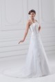 Beautiful Sleeveless Satin Organza A-Line Halter Wedding Dresses 2031135 Beautiful Sleeveless Satin Organza A-Line Halter Wedding Dresses 2031135