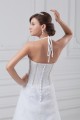 Beautiful Sleeveless Satin Organza A-Line Halter Wedding Dresses 2031135 Beautiful Sleeveless Satin Organza A-Line Halter Wedding Dresses 2031135