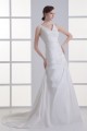 Beautiful Sleeveless V-Neck Taffeta Sheath/Column Lace Wedding Dresses 2031136 Beautiful Sleeveless V-Neck Taffeta Sheath/Column Lace Wedding Dresses 2031136