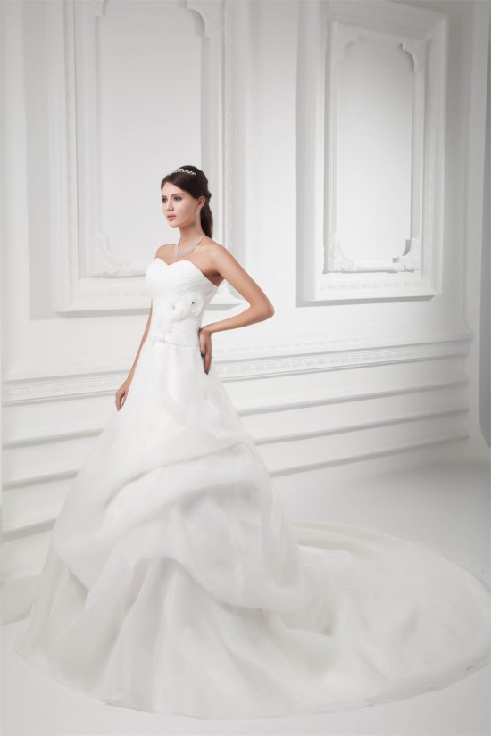 Breathtaking A-Line Sweetheart Sleeveless Satin Sweet Wedding Dresses 2031139 Breathtaking A-Line Sweetheart Sleeveless Satin Sweet Wedding Dresses 2031139