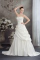 A-Line Strapless Court Train Beaded Lace Wedding Dresses 2030114 A-Line Strapless Court Train Beaded Lace Wedding Dresses 2030114
