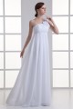 Brush Sweep Train Chiffon One-Shoulder Wedding Dresses Maternity Wedding Dresses 2031144