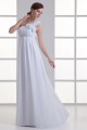 Brush Sweep Train Chiffon One-Shoulder Wedding Dresses Maternity Wedding Dresses 2031144