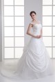 Capped Sleeves Taffeta Fine Netting Ball Gown Wedding Dresses 2031145 Capped Sleeves Taffeta Fine Netting Ball Gown Wedding Dresses 2031145