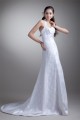Charming A-Line Satin Lace Halter Sleeveless Sweet Wedding Dresses 2031146 Charming A-Line Satin Lace Halter Sleeveless Sweet Wedding Dresses 2031146