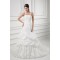 Charming Straps Taffeta Sleeveless A-Line Embellished Wedding Dresses 2031148