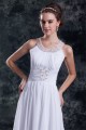 Chiffon Satin A-Line Sleeveless Scoop Sweep Train Wedding Dresses 2031149 Chiffon Satin A-Line Sleeveless Scoop Sweep Train Wedding Dresses 2031149