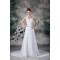 Chiffon Satin Sleeveless A-Line One-Shoulder Best Wedding Dresses 2031152