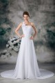 Chiffon Satin Sleeveless A-Line One-Shoulder Best Wedding Dresses 2031152 Chiffon Satin Sleeveless A-Line One-Shoulder Best Wedding Dresses 2031152