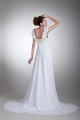 Chiffon Satin Sleeveless Straps A-Line New Arrival Wedding Dresses 2031154 Chiffon Satin Sleeveless Straps A-Line New Arrival Wedding Dresses 2031154