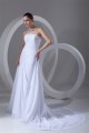 Chiffon Satin Strapless Sleeveless A-Line New Arrival Wedding Dresses 2031156 Chiffon Satin Strapless Sleeveless A-Line New Arrival Wedding Dresses 2031156