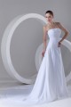 Chiffon Satin Strapless Sleeveless A-Line New Arrival Wedding Dresses 2031156 Chiffon Satin Strapless Sleeveless A-Line New Arrival Wedding Dresses 2031156
