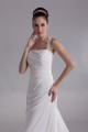 Chiffon Satin Straps Sheath/Column Sleeveless Beautiful Wedding Dresses 2031158 Chiffon Satin Straps Sheath/Column Sleeveless Beautiful Wedding Dresses 2031158