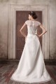 Custom Made A-Line Satin Tulle High-Neck Sweet Wedding Dresses 2031159 Custom Made A-Line Satin Tulle High-Neck Sweet Wedding Dresses 2031159