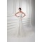 Trumpet/Mermaid Sleeveless Satin Fine Netting Strapless Lace Wedding Dresses 2031162