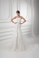 Trumpet/Mermaid Sleeveless Satin Fine Netting Strapless Lace Wedding Dresses 2031162 Trumpet/Mermaid Sleeveless Satin Fine Netting Strapless Lace Wedding Dresses 2031162
