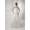 Sleeveless Satin Sweetheart A-Line Sweet Lace Wedding Dresses 2031163