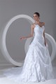 Elegant One-Shoulder A-Line Sleeveless Taffeta Lace Wedding Dresses 2031167 Elegant One-Shoulder A-Line Sleeveless Taffeta Lace Wedding Dresses 2031167