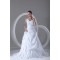 Elegant One-Shoulder A-Line Sleeveless Taffeta Lace Wedding Dresses 2031167