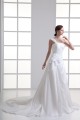 Elegant One-Shoulder Taffeta Sleeveless A-Line Wedding Dresses 2031168 Elegant One-Shoulder Taffeta Sleeveless A-Line Wedding Dresses 2031168