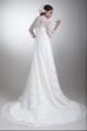 Elegant Satin Lace High-Neck 3/4 Length Sleeve A-Line Lace Wedding Dresses 2031169 Elegant Satin Lace High-Neck 3/4 Length Sleeve A-Line Lace Wedding Dresses 2031169