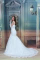 Elegant Sleeveless Spaghetti Straps Mermaid/Trumpet Beaded Lace Wedding Dresses 2031172