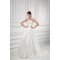 Elegant Sleeveless Strapless Ball Gown Satin Wedding Dresses 2031173