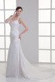 Elegant Taffeta A-Line Sleeveless Halter Wedding Dresses 2031176