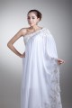 Fantastic A-Line Chiffon Satin One-Shoulder Sleeveless Wedding Dresses Maternity Wedding Dresses 2031177 Fantastic A-Line Chiffon Satin One-Shoulder Sleeveless Wedding Dresses Maternity Wedding Dresses 2031177