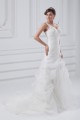 Fantastic Sleeveless A-Line One-Shoulder Satin Organza Wedding Dresses 2031182 Fantastic Sleeveless A-Line One-Shoulder Satin Organza Wedding Dresses 2031182