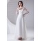 Fantastic Sweetheart A-Line Chiffon Lace 3/4 Length Sleeve Wedding Dresses 2031185