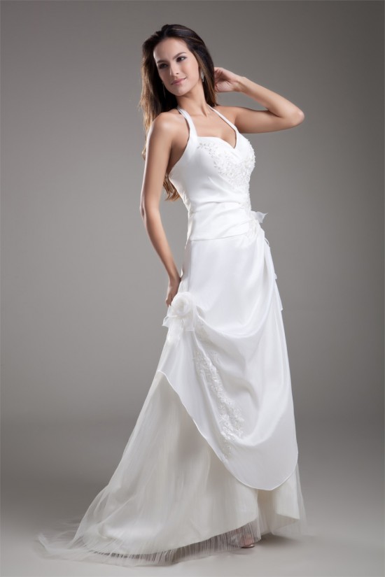 Fantastic Taffeta Sleeveless Sheath/Column Halter Wedding Dresses 2031186 Fantastic Taffeta Sleeveless Sheath/Column Halter Wedding Dresses 2031186